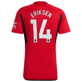 Camisola Manchester United Eriksen 14 Equipamento Principal 2023-24 Manga Curta